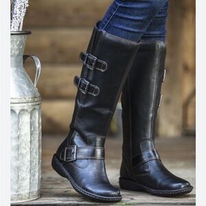 B.O.C. Born Concept Virginia Tall Black Riding Boots | Warm| Comfy | Cool Girl